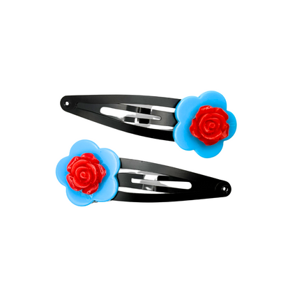 Daisy Rose Hair Clips