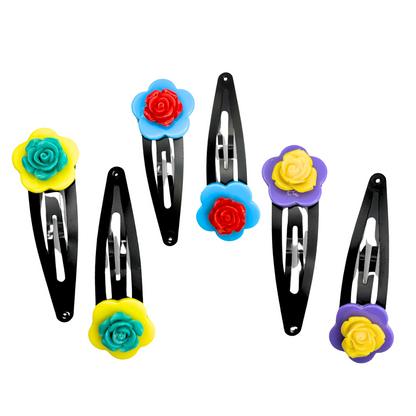 Daisy Rose Hair Clips